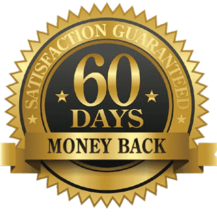 Max Force 60 day money back guarantee badge
